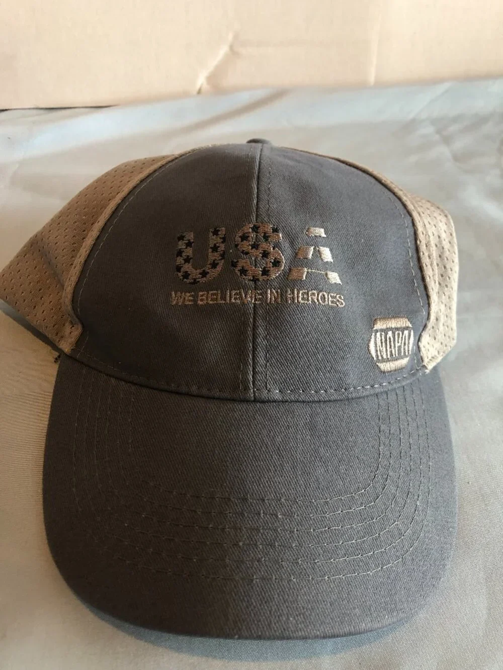 NAPA We Believe In Heroes Intrepid Fallen Heroes Fund Gray Baseball Hat #F27